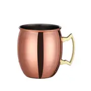 550ml Beer Cup Eco-friendly Corrosion Resistant Stainless Steel Copper Plated Beer Cup for Dorm