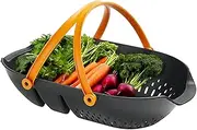 Fiskars Harvest Basket, Container for Gardening and Harvesting, Garden Tool with Ergonomic Handles and Collander