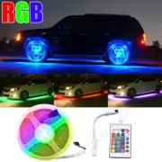 Under Car LED Strip Bar Underbody Underglow Glow RGB Auto Accessories 16FT
