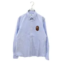 在飛比找蝦皮購物優惠-A BATHING APE 安逸猿 襯衫藍色 長袖 日本直送