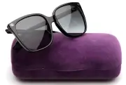 NEW GUCCI GG0022S 001 Black SUNGLASSES 57-18-140mm B52mm Italy