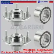 Pair Front Wheel Bearing & Hub Kit For Honda Accord Crosstour Acura TSX WB510095 (for: Honda)