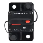 40 Amp Waterproof Circuit Breaker,with Manual Reset,12V-48V DC,for Car Marine...