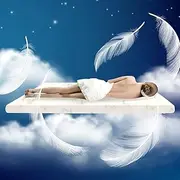 DreamZ Bamboo Fabric Cool Gel Memory Foam Mattress Topper, 5 cm Thickness, Single