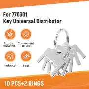 10Pcs Paper Towel Dispenser Key Metal Toilet Paper Dispenser Key Easy to njxOc