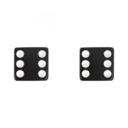 Trik Topz Valve Caps Dice Black SV Intended For Use With Schrader Valves