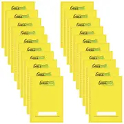 20x Gusspak 120 Page A4 Spiral Bound Notebook Side Opening Exercise Paper Book