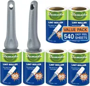 Lint Roller for Pet Hair, 540 Sheets, Extra Sticky Portable Lint Remover, Lint R