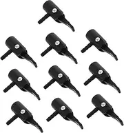 HEALLILY 10-piece Locking Tire Chuck Adapter Set Plastic Nozzles for Air Pump Converter Car Tire Inflator Inflator for Truck Car Motorcycle