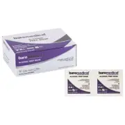 Alcohol Prep Swab Isopropyl 70% 6.5cm x 3cm baremedical Pack 200 x 2