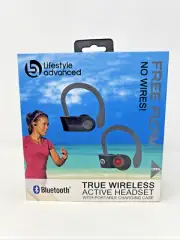 True Wireless Active Headset, Charging Case, Bluetooth LATW-2600GRY