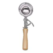 Ice Cream Scoop With Wooden Handle - Food Tala - Food Scoop