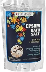 Epsom Bath Salt (Magnesium Sulphate) For Relaxation Muscle Relief, Relives Aches & Pain-380 Grams