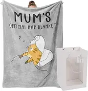 DYUEE Mum Gifts Blanket Gifts, Mum Birthday Gifts Blanket from Daughter or Son, Soft Flannel Blanket Birthday Gifts for Mum/Mummy for Birthday Gifts Christmas Mothers Day, 50"x60"