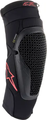 Alpinestars Bionic Flex, knee protectors , color: Black/Red , size: S/M
