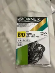 Owner SSW All Purpose Bait Hook Super Needle Point Octopus Hooks Free Postage