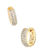 Kendra Scott Mikki Pave Huggie Hoop Earrings
