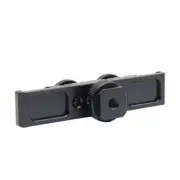 Dual Cold Shoe Extension Mount Bracket Plate Adapter for DSLR Camera Cage Rig