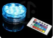 LED Light Puck or Pod Remote Control LED Submersible Lights - 1 pc w/ remotes