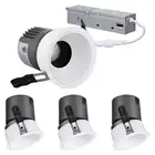 4-Pack 3-Inch 5CCT Rotatable LED Recessed Lights, Dimmable, 2700K-5000K