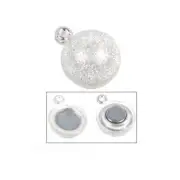Stardust Clasp Magnetic Ball Sterling Silver Jewelry
