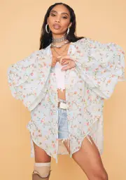 Gone With The Wind Floral Kimono