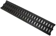 10 Cm Width Channel Drain Grate Cover, Polymer Narrow Rainwater Drainage Grates, Outdoor Durable Sidewalk/Yard Trench Channel Drain Strainer(One Color)