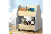 Keezi Kids Toy Box Bookshelf Storage Bookcase Organiser Display Shelf