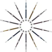 YOSADIER 10pcs Portable Adult Toothbrush Soft Replacement Lightweight Travel-friendly Design for Household Use for Men Easy Teeth Cleaning