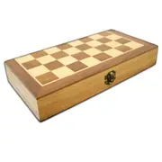 Wooden Folding Chess/Checkers/Backgammon Set - 30cm