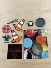 JRW Blade Show Atlanta 2024 Swag Pack - Stickers / Patches / Gray Curator Flex