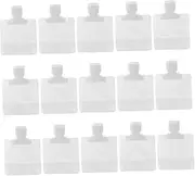 [SHERCHPRY] 15pcs Lotion Bag Mini Accessories Lotion Spout Pouch Refillable Squeeze Pouch Outdoor Squeeze Bags Refillable Travel Pouches Holiday Necessities Daily Use Pa Clamshell