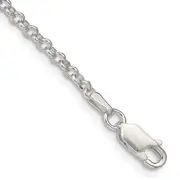 7 Inch Sterling Silver 2.8mm Rolo Chain