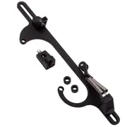 [MaXpeedingrods] Black Billet Aluminium Throttle Cable Carb Bracket for Holley 265 283 4150 4160
