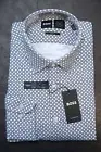 Hugo Boss Mens Hank Kent Travel Slim Fit Performance Stretch Dress Shirt 39 15.5