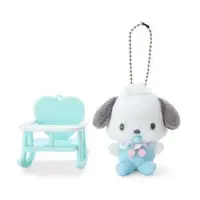 在飛比找O!MyGod購物商城優惠-Sanrio 搖椅造型玩偶吊飾 帕恰狗