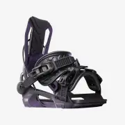 Flow Mayon-Plus Women's Rear Entry Snowboard Bindings, Black/Plum, Large