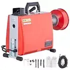 VEVOR Drain Cleaner Machine 66FT x 5/8" 250W Sewer Snake Auger Manual Feed