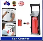 Heavy Duty Aluminium Can Soda Beer Bottle Crusher Opener Smasher With Wall Mount
