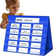 Desktop Pocket Chart | Tabletop Display Stand | Double-Side Foldable Blending Board for Words Phonics Games, Reading Spelling Display for Kindergarten and Elementary