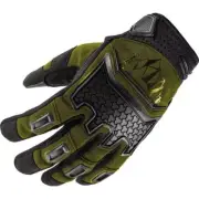 Tourmaster Horizon Line Overlander Textile Gloves, Green