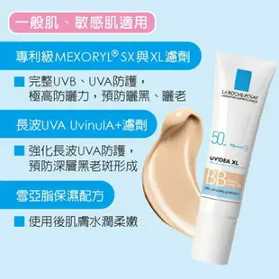 理膚寶水 LA ROCHE-POSAY 全護清爽防曬BB霜 30 mL 實體簽約門市【立赫藥局】