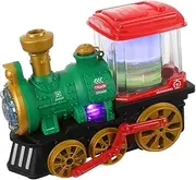 Electric Train with Smoke Rotating Lamp Floating Ball Design Interactive Steaming Train for Fun Engaging Playtime No Batteries Required