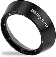 [Bamynoir] 51mm Magnetic dosing Funnel Compatible with delonghi 51mm protafilter,Espresso Coffee Dosing Ring - 20mm Anodized with 8 Neodymium(1 Black)