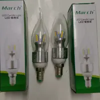 在飛比找蝦皮購物優惠-巷子內~MARCH 5W LED 蠟燭燈泡E14燈頭燈泡&瓷