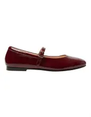 [Easy Steps] Athena Flat shoes in Wine Patent Leather