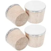 4 Pcs Bottle Plug with Cork Replacement Stoppers for Glass Bottles