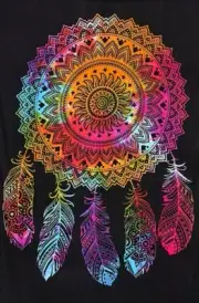 Dreamcatcher Wall Hanging Tapestry, Mandala Tapestry