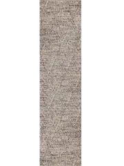 Darcy Diamond Grey Felted Wool Hallway Runner