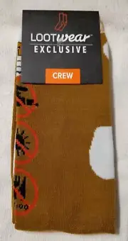 Loot Crate Wear Gremlins Rules Gizmo Mogwai Adult Crew Socks